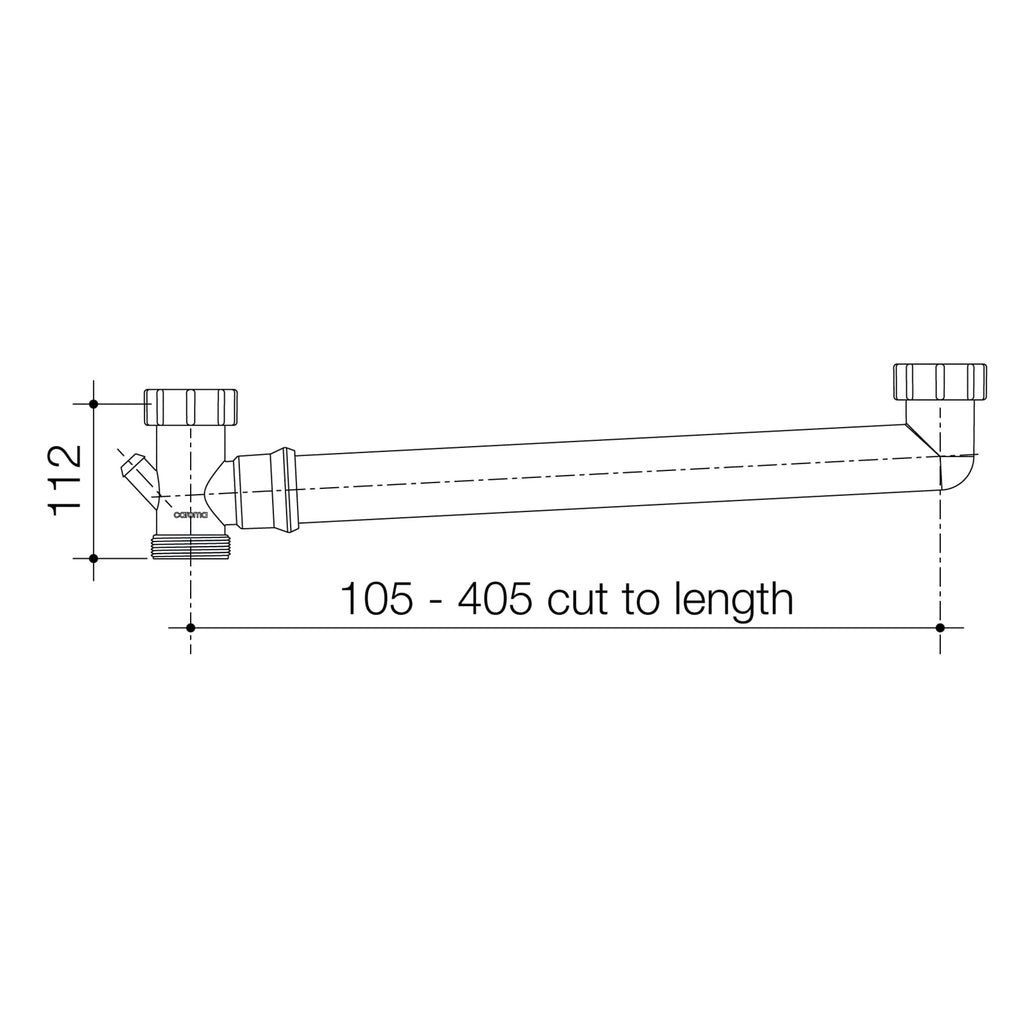 Caroma 50mm Double Bowl Connector - Image 2 of 3