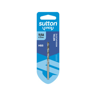 Sutton Tools 11/64" HSS Viper Drill Bit