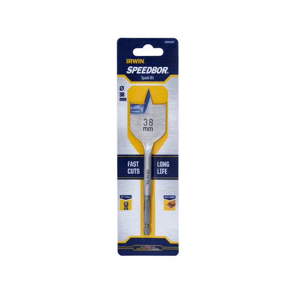 IRWIN 38mm Blue Groove Spade Bit