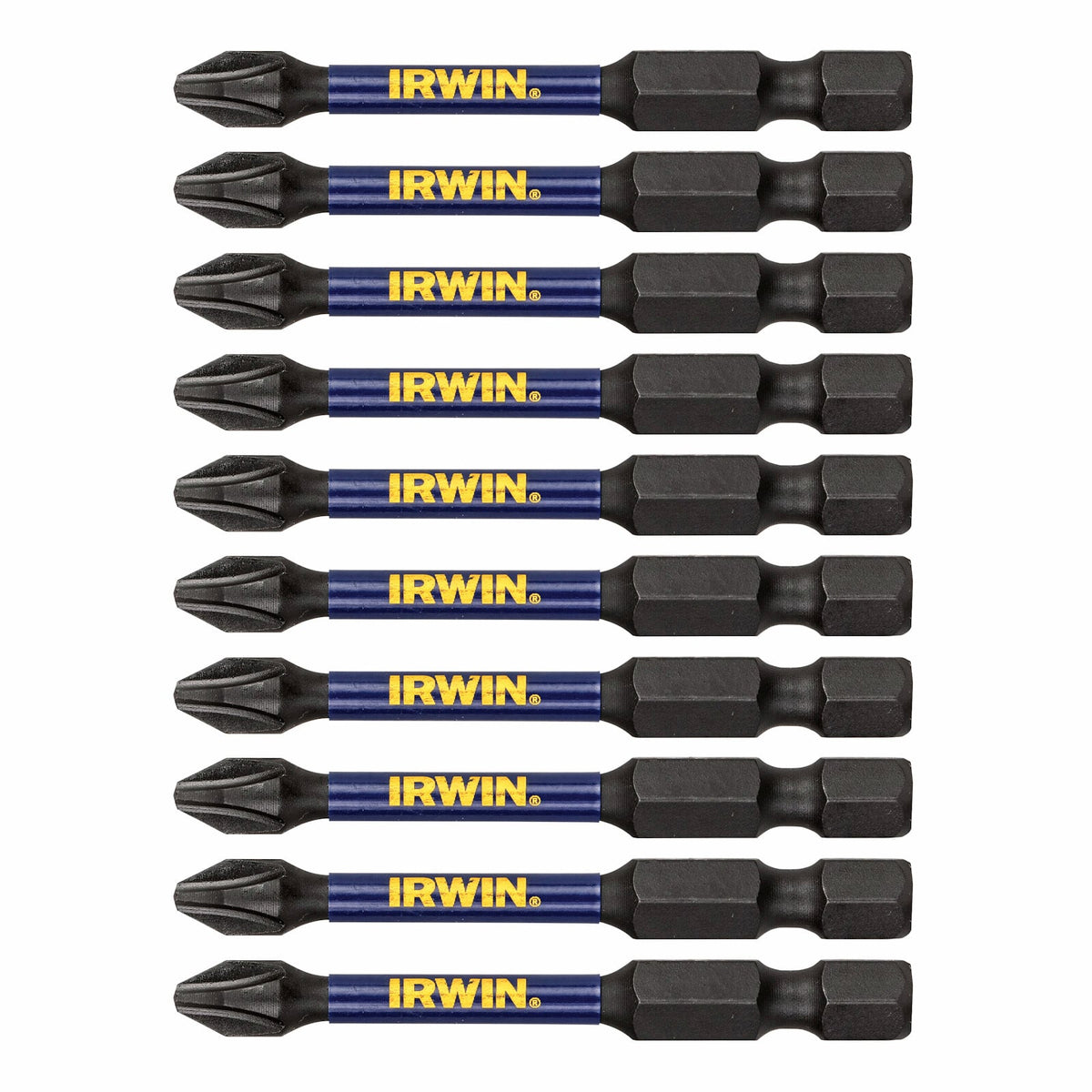 IRWIN Impact Pro Performance 57mm PH2 - 10 Pack - Image 2 of 2