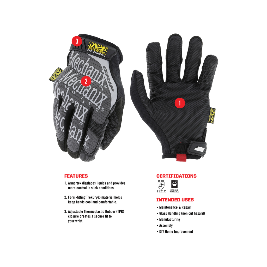 Mechanix Wear Large Extreme Grip Glove - Large - Image 3 of 5