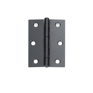 Delf 85mm Black Fixed Pin Butt Hinge - 12 Pack