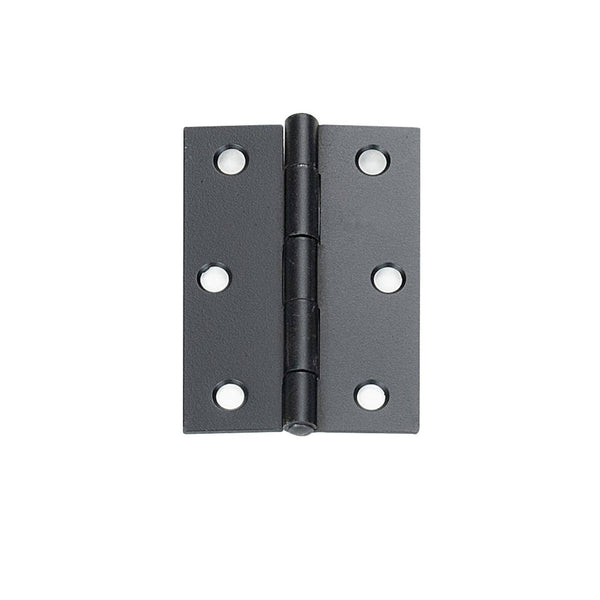 Delf 85mm Black Fixed Pin Butt Hinge - 12 Pack