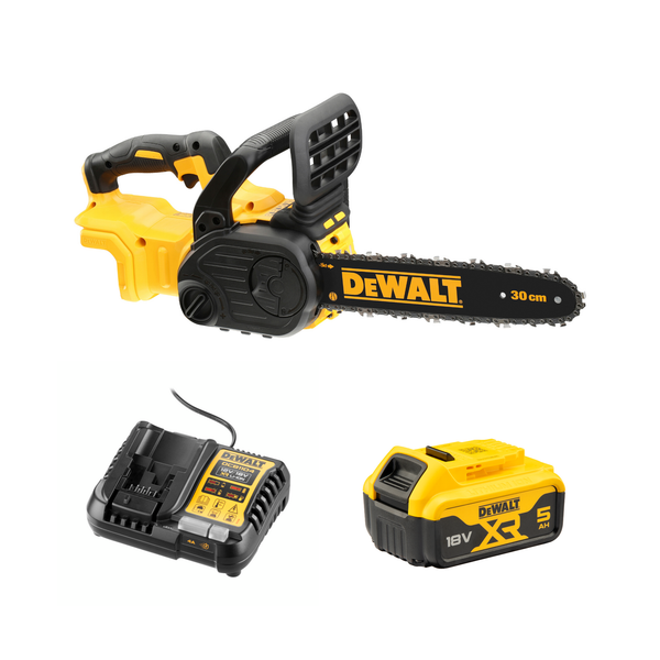DeWALT 18V XR Brushless Chainsaw Kit - 5.0Ah DCM565P1-XE