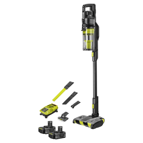 Ryobi 18V ONE+ HP Brushless Pet Stick Vacuum 2 x 4Ah Kit