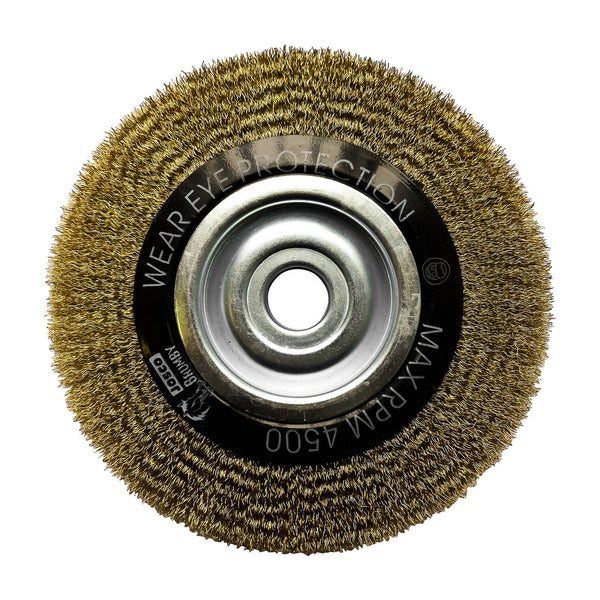 Josco 200 x 19mm Wire Wheel Brush