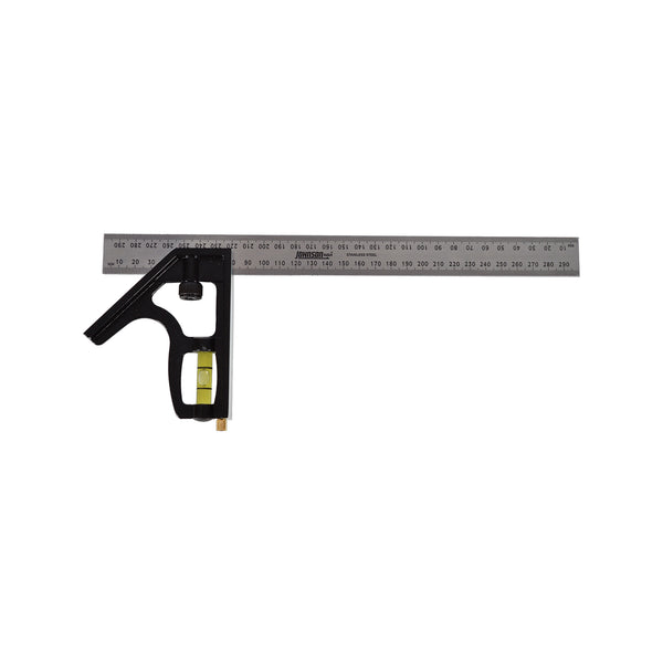 Johnson 300mm H/D Stainless Steel Combination Square
