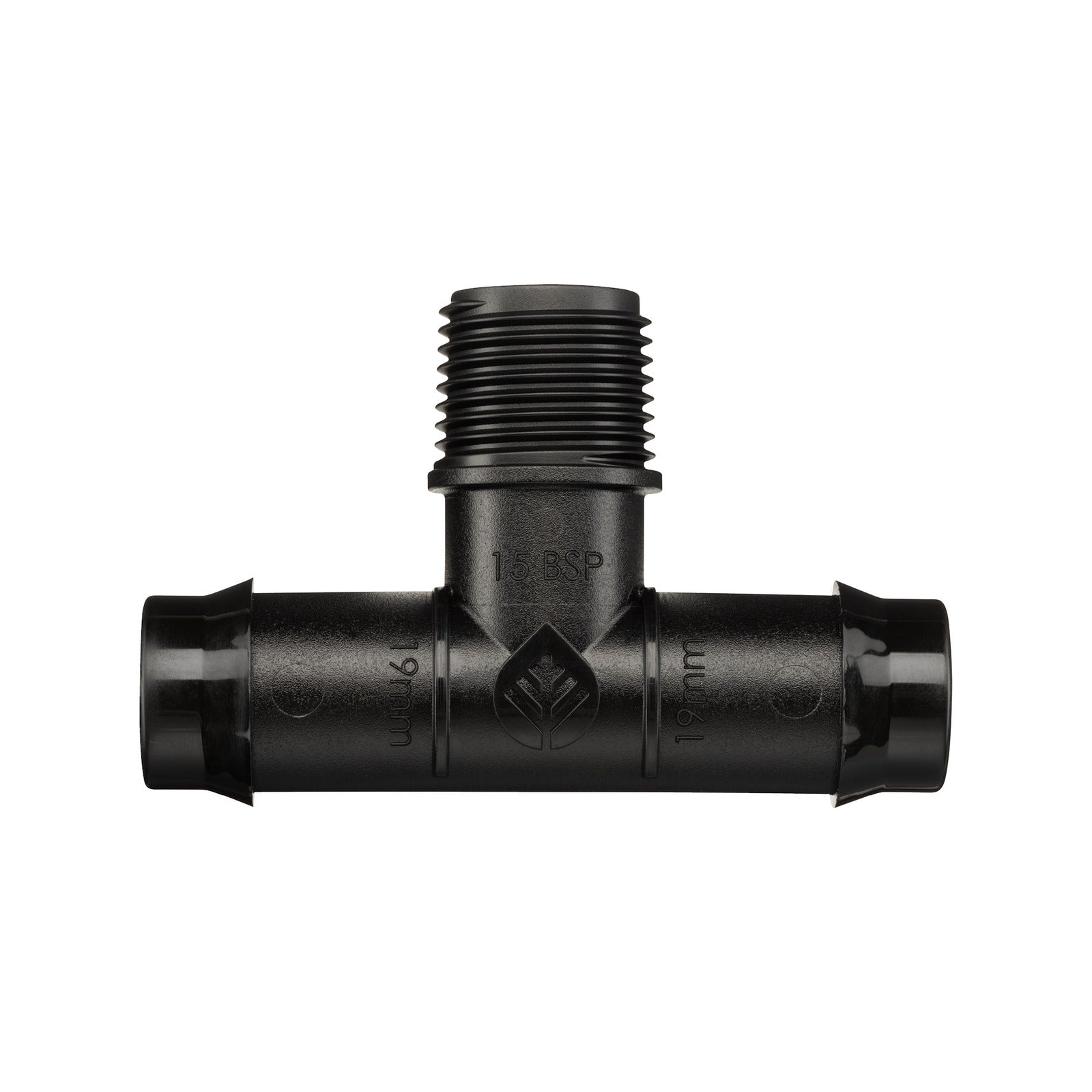 Pope 19mm Barbed x 15mm BSP Poly Threaded Male Tee - 5 Pack - Image 2 of 4