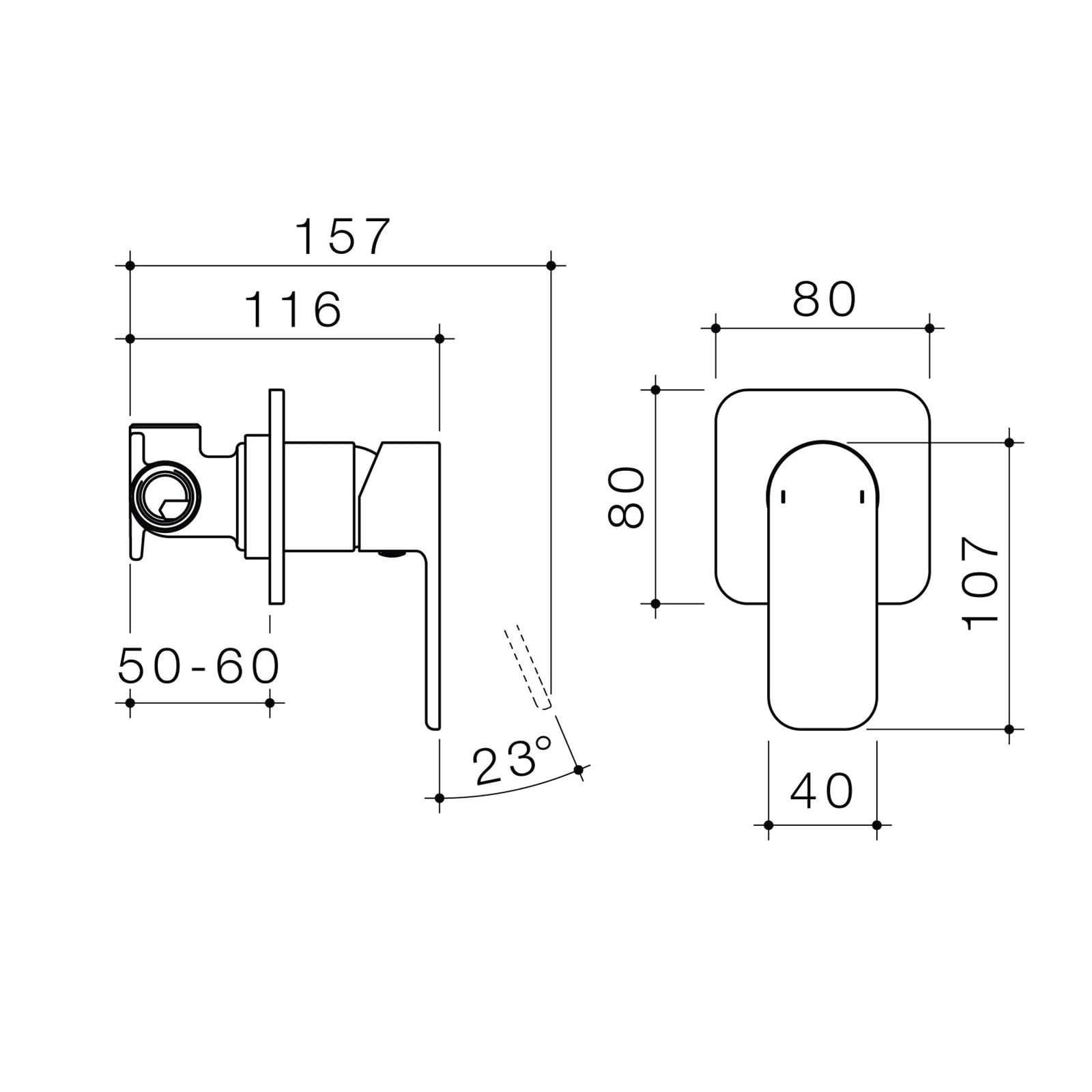 Caroma Luna Bath / Shower Mixer - Image 2 of 2