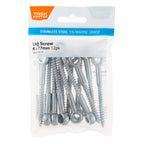 Taskmaster 6mm Stainless Steel 316 Lag Screw - 12 Pack - Image 1 of 10