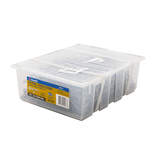 Zenith 10 - 8 x 100mm Galvanised Countersunk Rib Head Timber Screws - 500 Pack