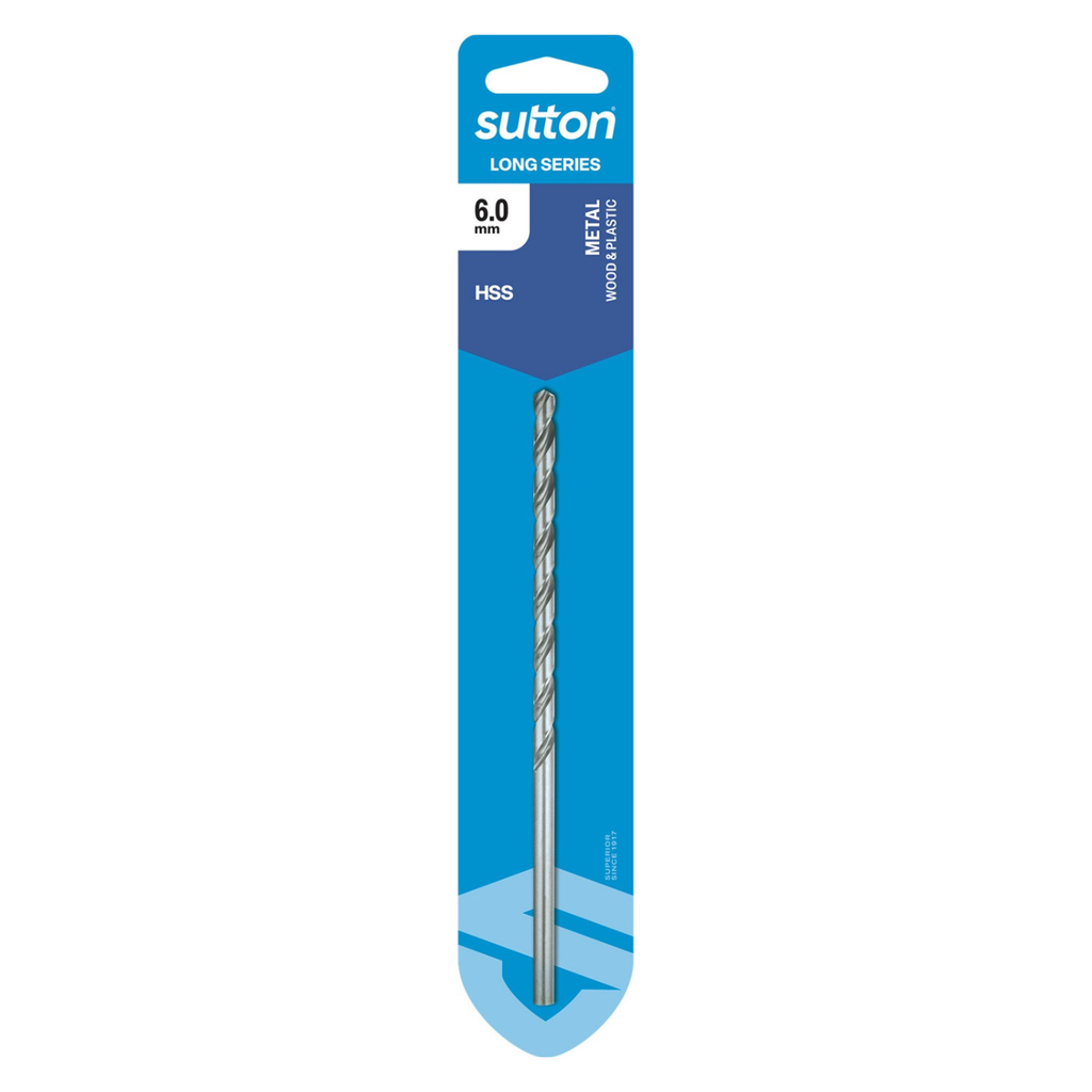 Sutton Tools 6.0mm Long Series Jobber Drill Bit - Image 1 of 4