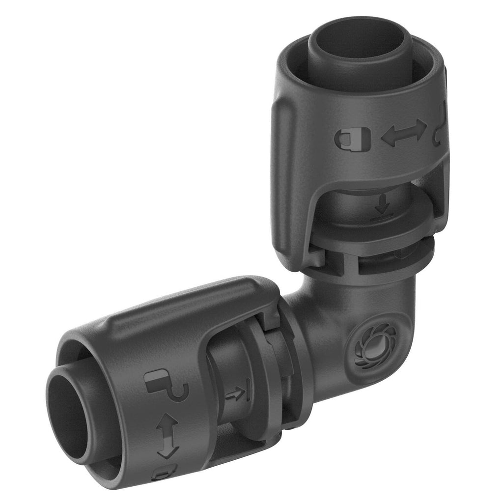 GARDENA 13mm Micro Irrigation L-Joint - 2 Pack - Image 1 of 9
