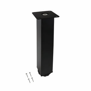 Adoored 40 x 40 x 230mm Black Square Table Leg