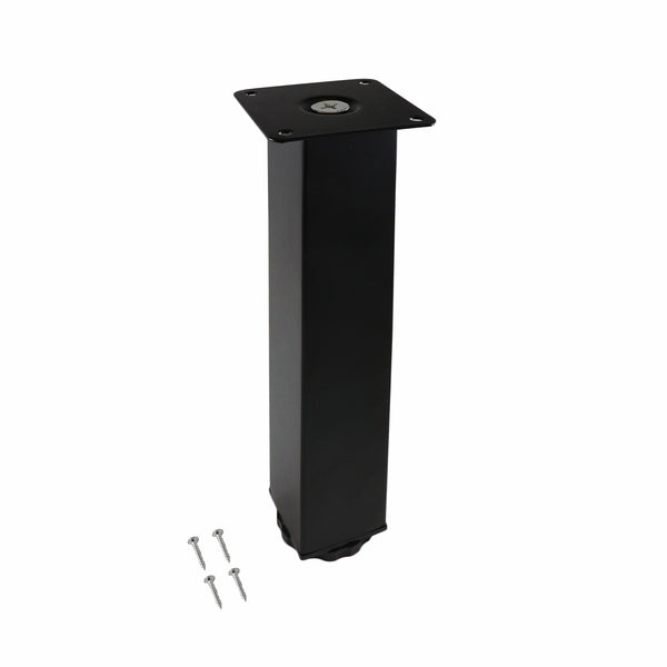 Adoored 40 x 40 x 230mm Black Square Table Leg