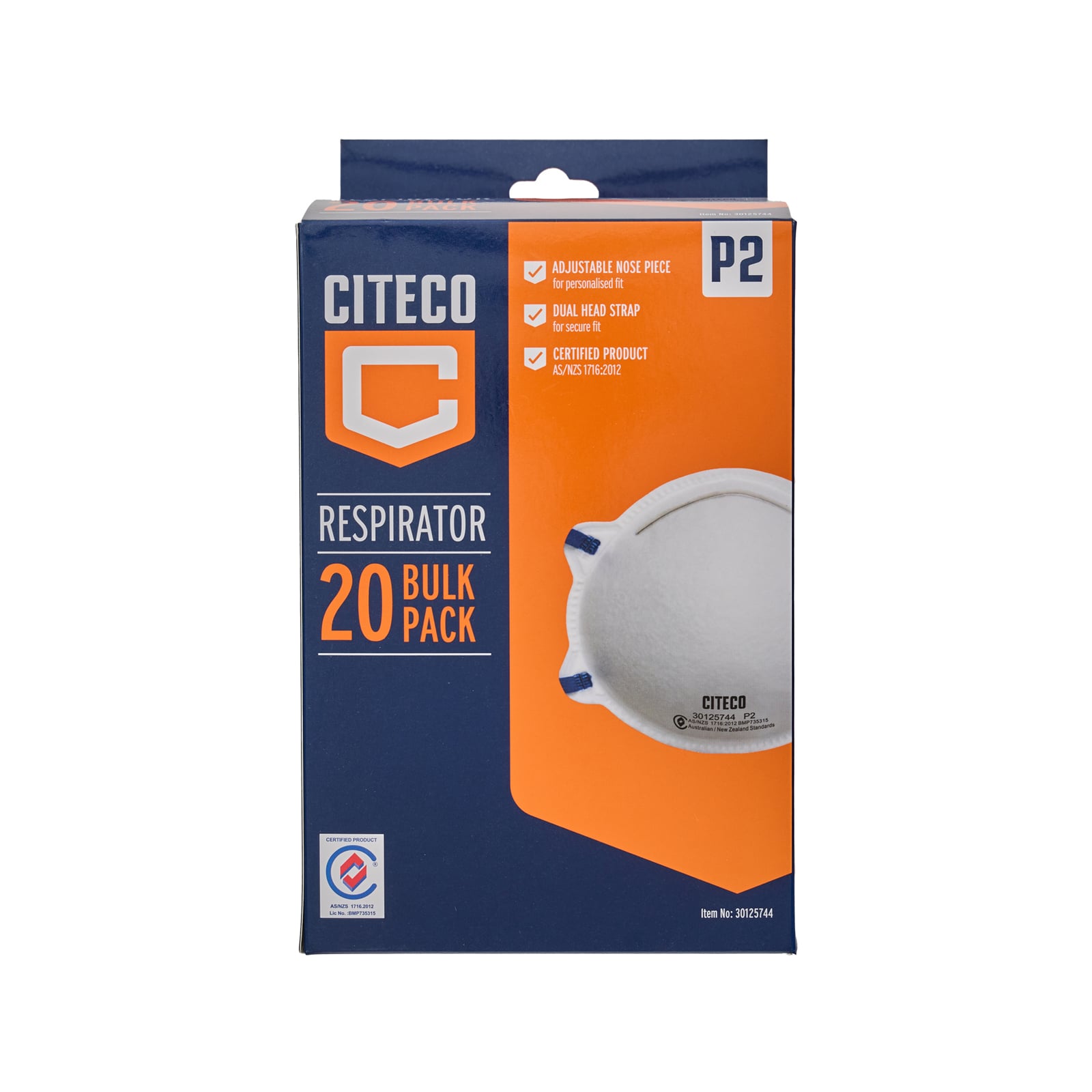 Citeco P2 Respirator - 20 Pack - Image 1 of 2
