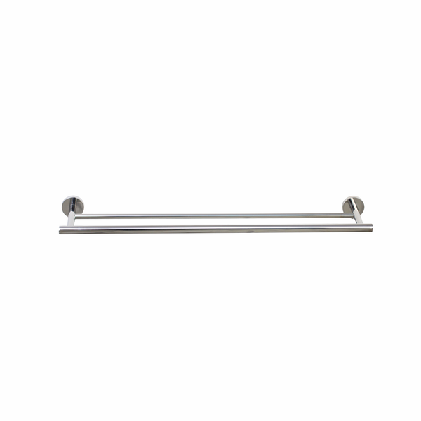 Barelli Toscana 60cm Satin Nickel Double Towel Bar