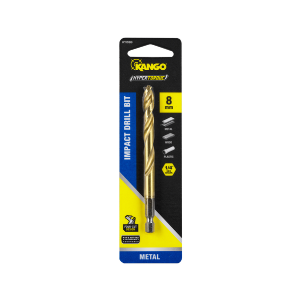 Kango 8mm Hypertorque Impact HSS Drill Bit