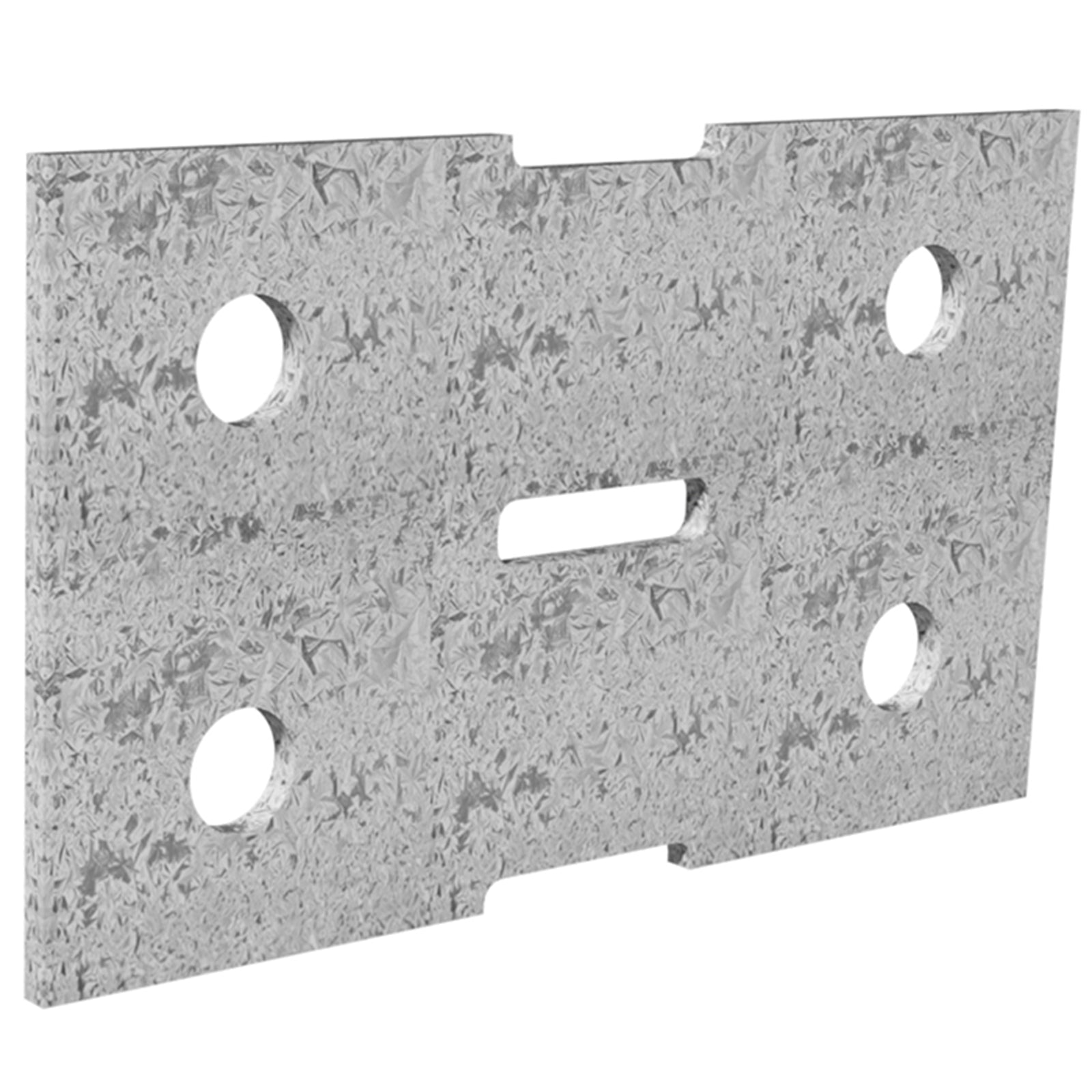 Dunnings 120 x 70mm M10 Galvanised Bracket Plate - Image 1 of 1
