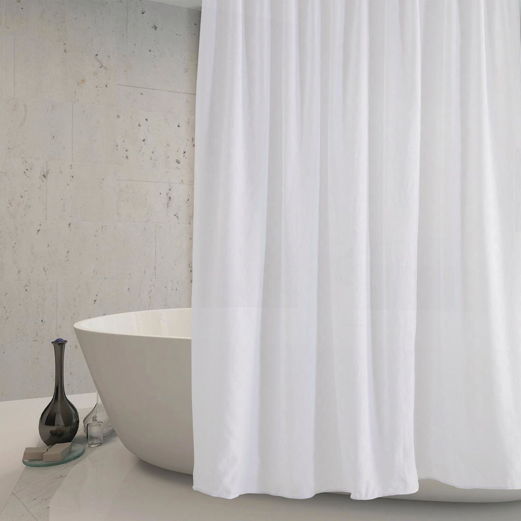 Barelli 180 x 180cm Checkerboard Jacquard Shower Curtain - Image 5 of 6