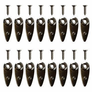 Everhang Nickel Plated Picture Frame Stay - 16 Pack