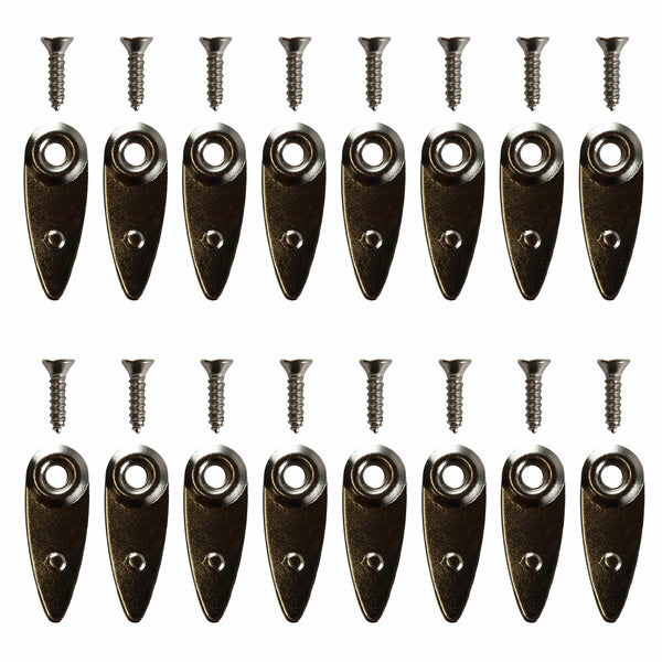 Everhang Nickel Plated Picture Frame Stay - 16 Pack