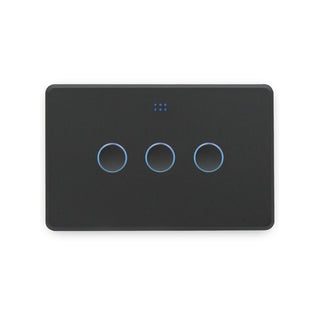 DETA White Gloss Grid Connect Smart Triple Gang Touch Light Switch