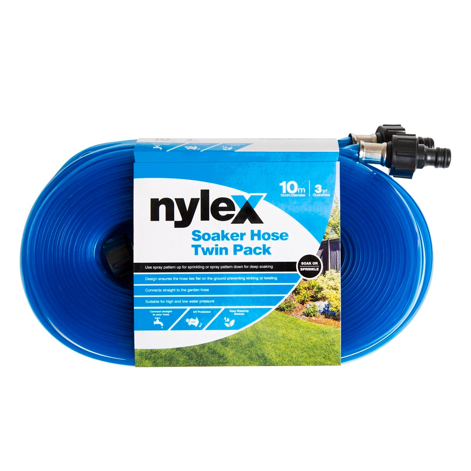 Nylex 12mm x 10m Soaker Hose - Twin Pack - Image 1 of 1