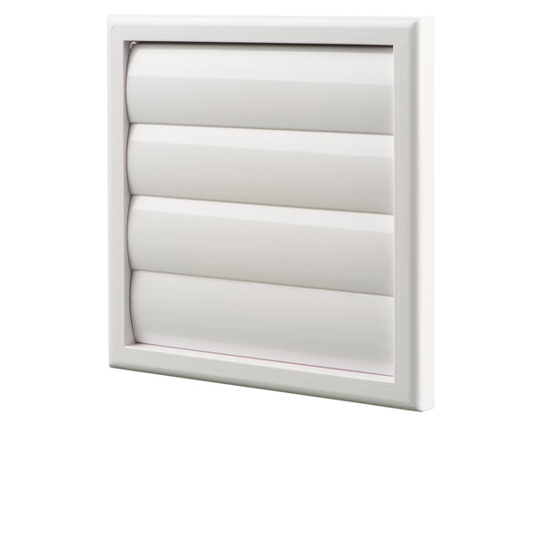Blauberg 100mm White Square Gravity Grille - 100mm