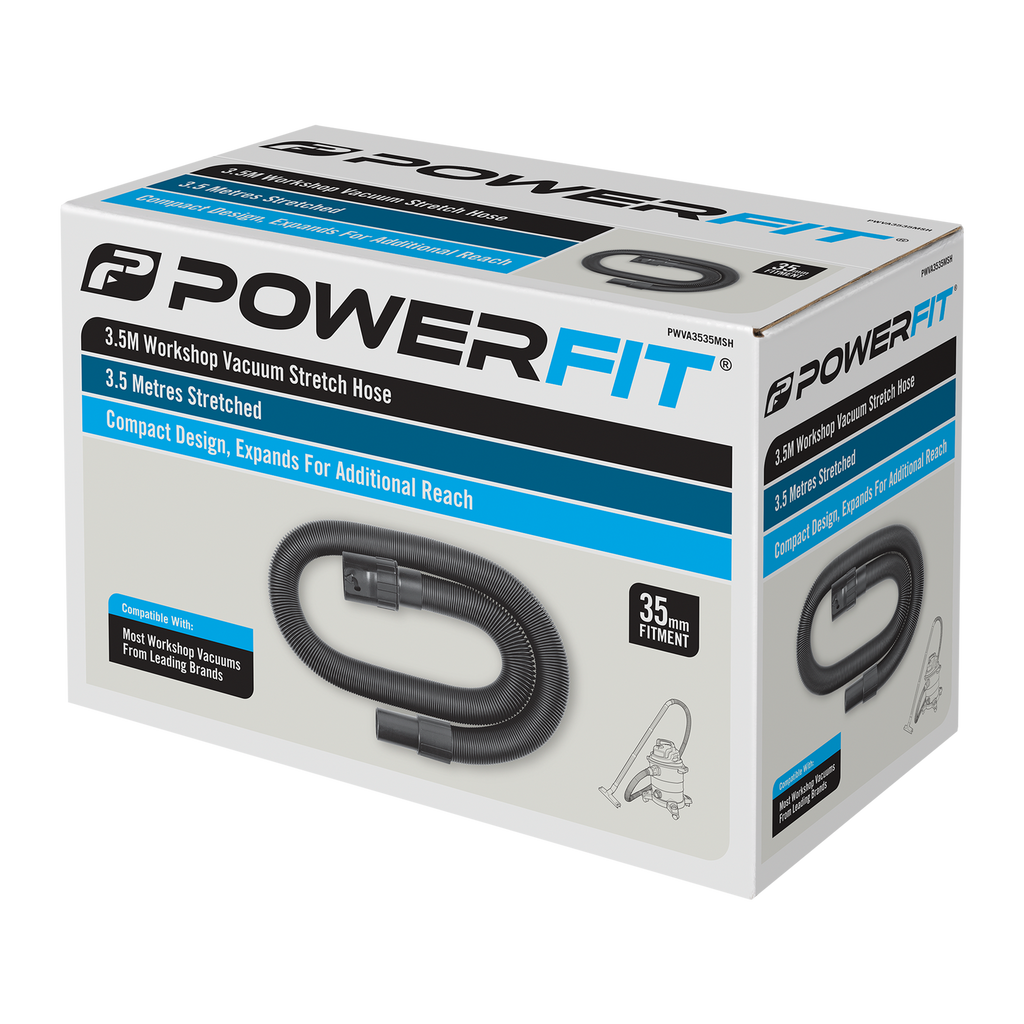 Powerfit 3.5m Workshop Vacuum Stretch Hose - Image 2 of 2