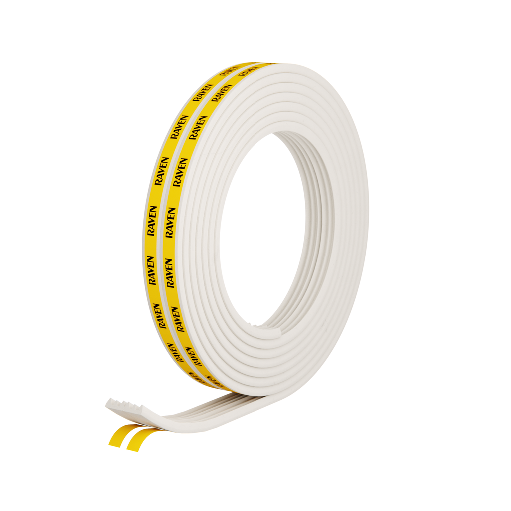 Raven 5000mm RP59 White Self Adhesive Window and Door Weather Strip - White - Image 10 of 10