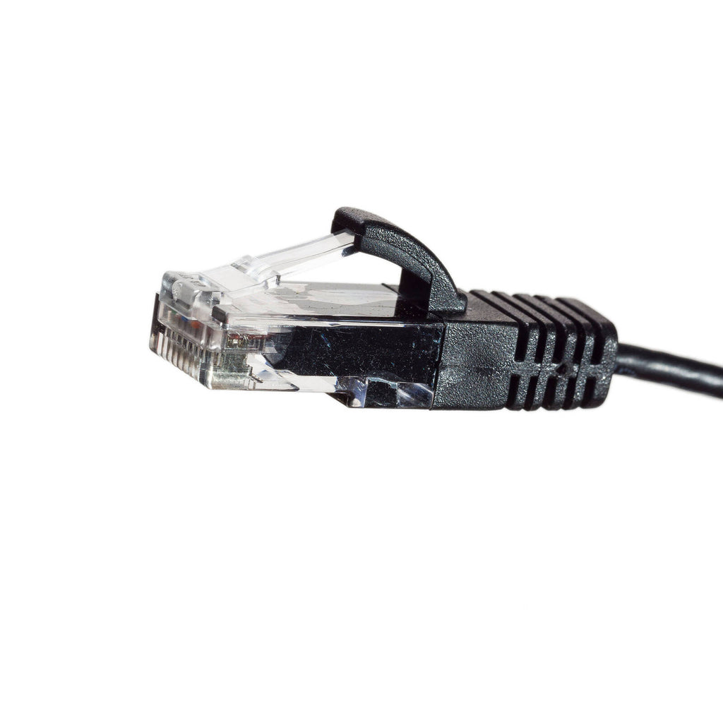 Legrand 2m Black Cat6 RJ45 UTP Slimline Patch Lead - Image 2 of 2