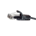 Legrand 2m Black Cat6 RJ45 UTP Slimline Patch Lead - Image 2 of 2
