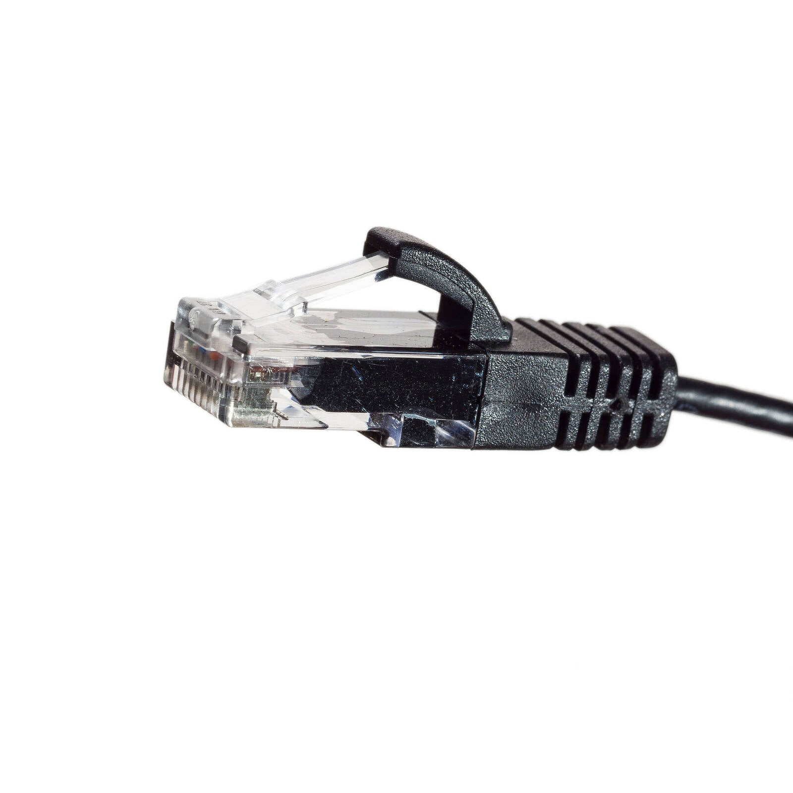 Legrand 2m Black Cat6 RJ45 UTP Slimline Patch Lead - Image 2 of 2
