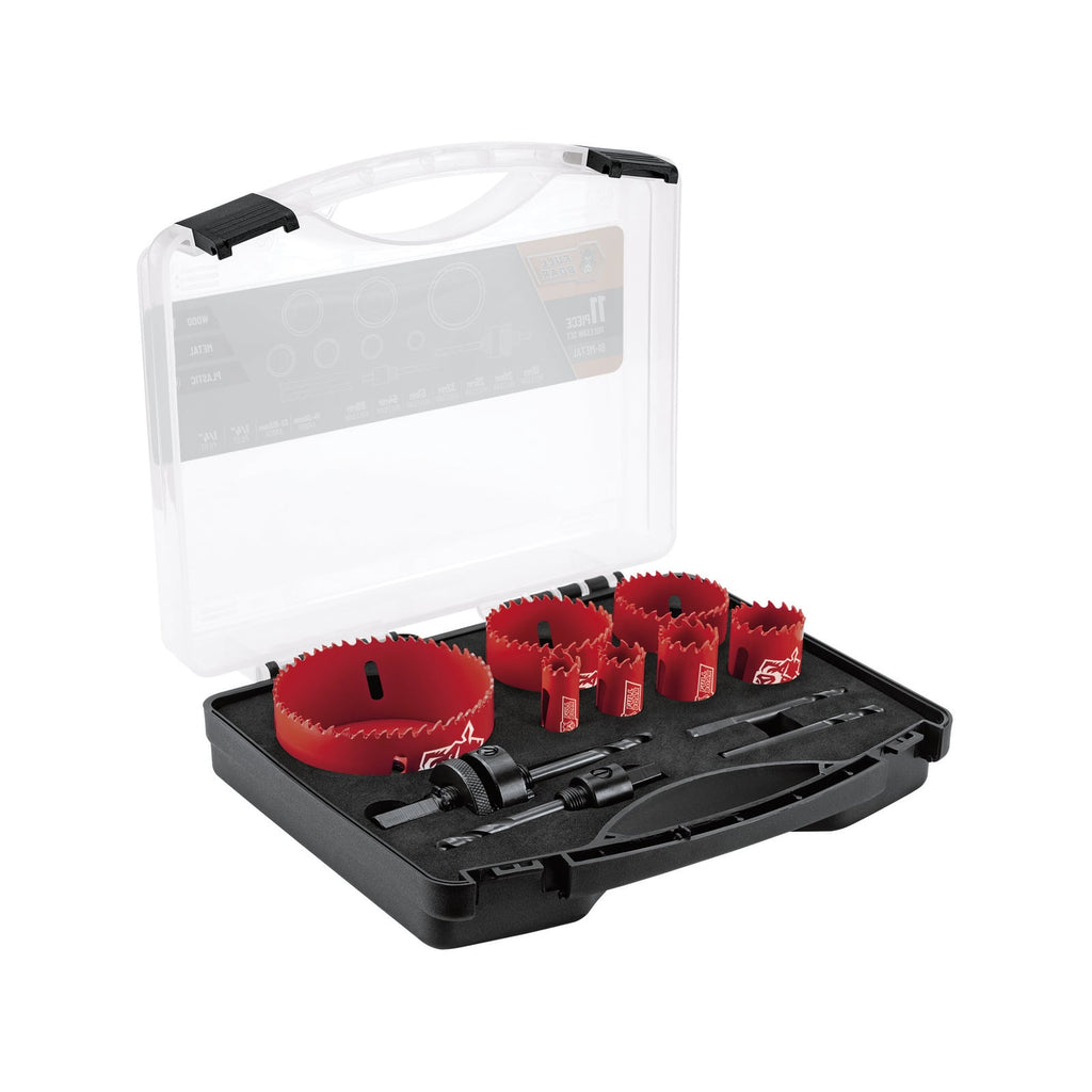 Full Boar 11 Piece Bi-Metal Holesaw Set FBBMHS-GK11 - Image 1 of 3