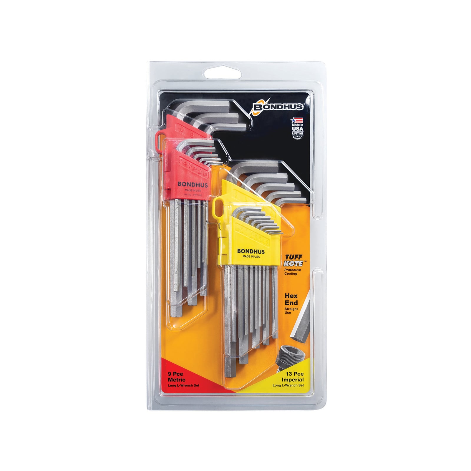 KEYS HEX SET BONDHUS IMPMET LONG 22PC
