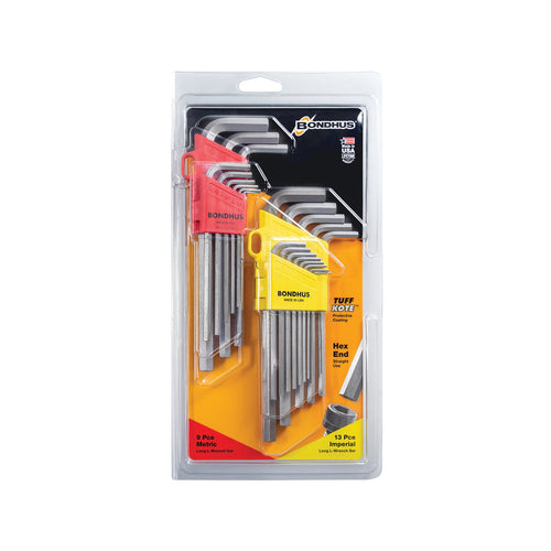 KEYS HEX SET BONDHUS IMPMET LONG 22PC