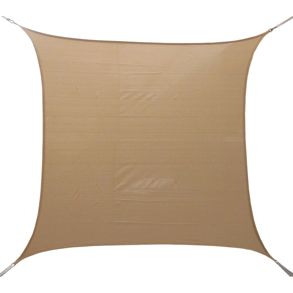 Marquee 3 x 3m Beige Square Shade Sail - Beige