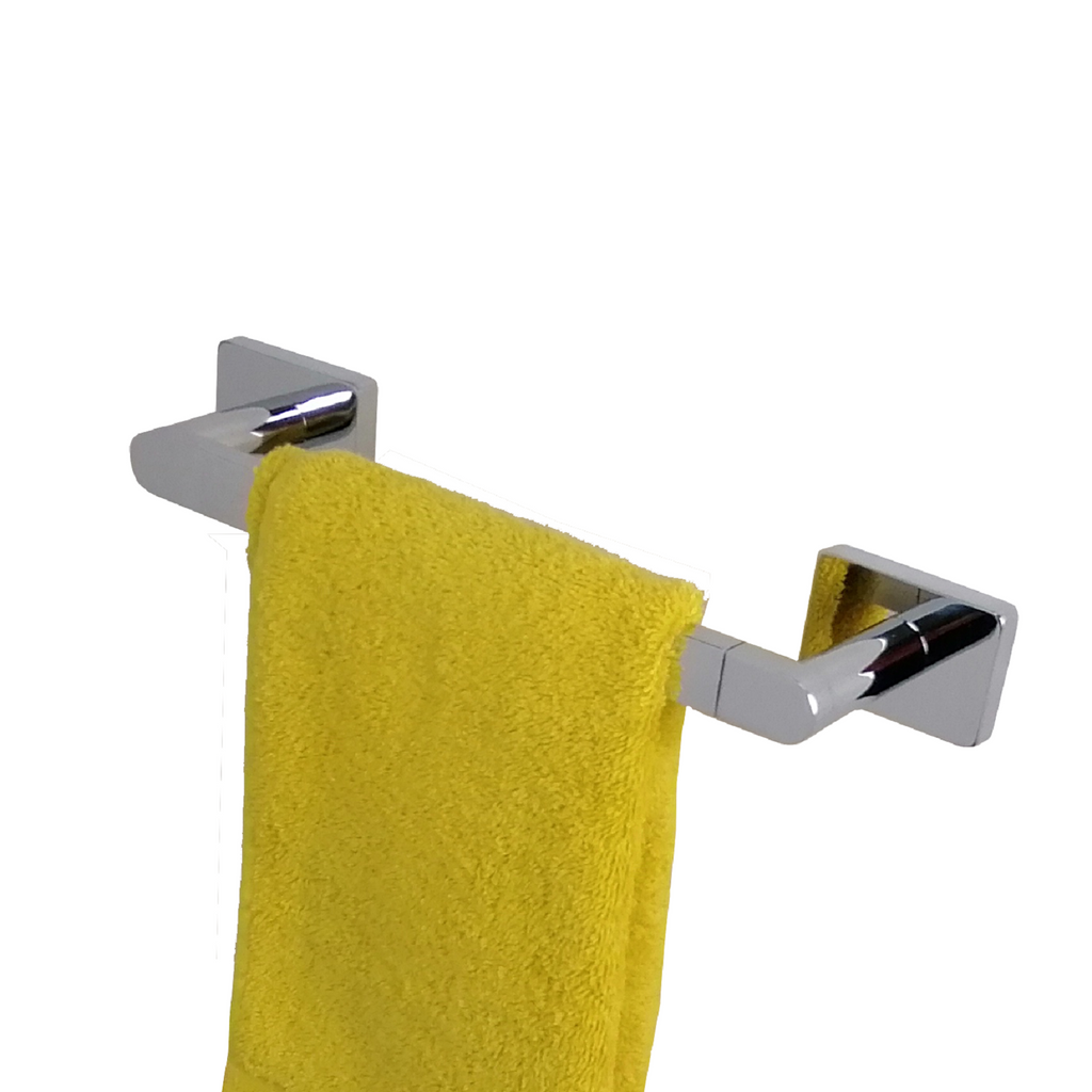 Barelli Matte Black Rigoni Base Double Towel Bar - Black - Image 2 of 5