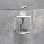 Fusion-Loc Matte White Style Suction Liquid Soap Dispenser - Image 3 of 4