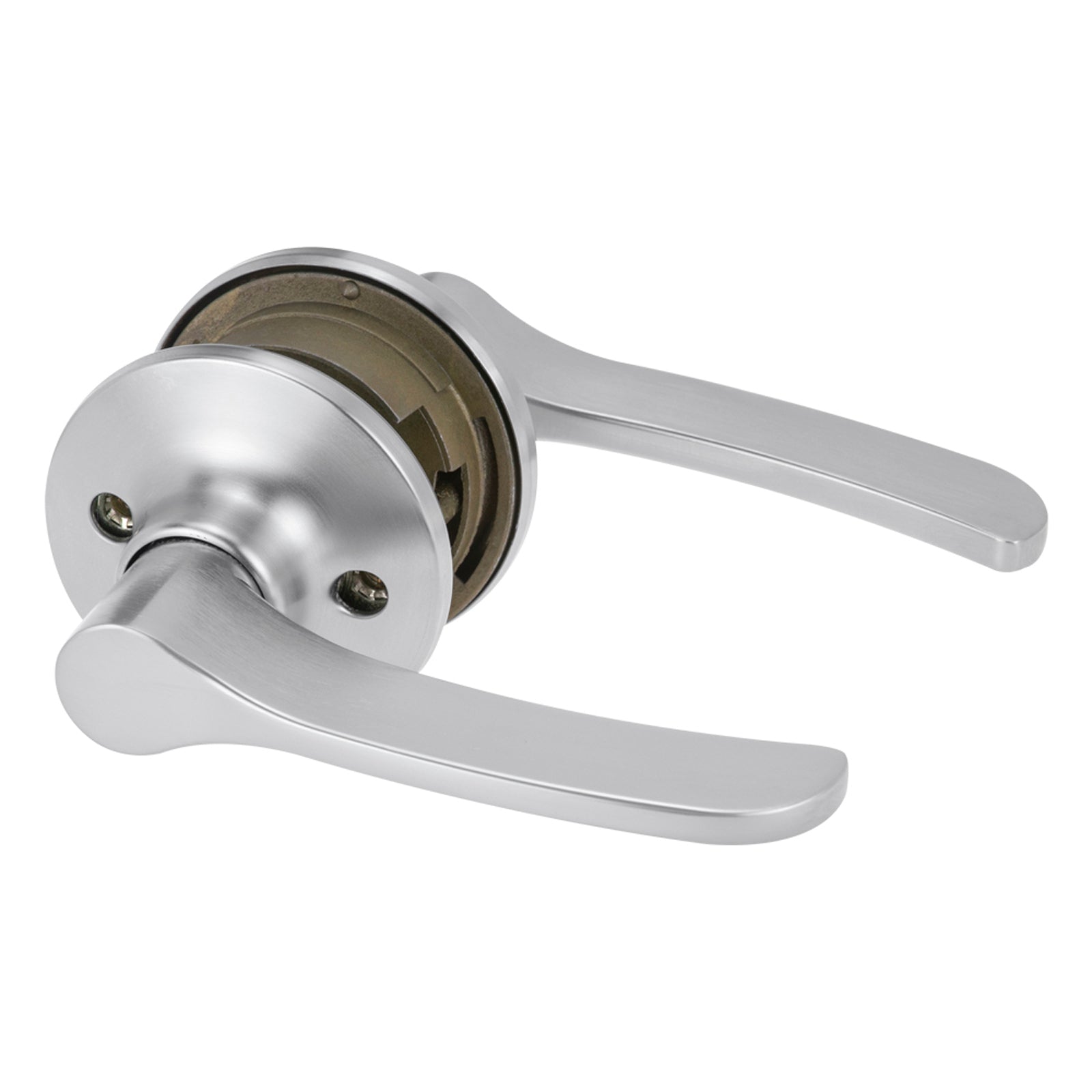 Lockwood Satin Chrome Symmetry Vicinity Passage Leverset - Image 1 of 2