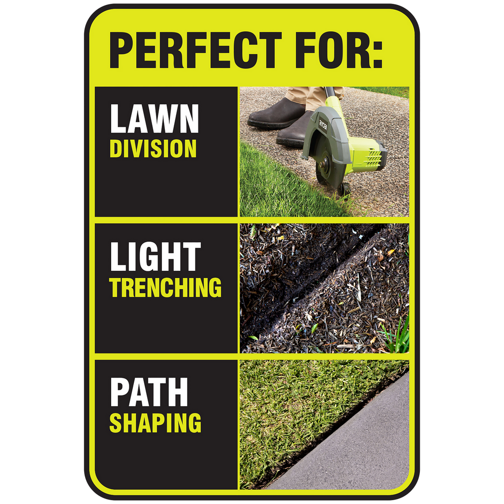 Ryobi 18V ONE+ 220mm 4.0Ah Cordless Edger Kit RED1850Li40 - Image 4 of 8