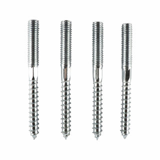 Everhang M8 x 80mm Zinc Plated Hanger Bolt - 4 Pack