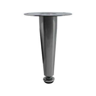 Adoored 150mm Brushed Nickel Tapered Metal Leg Furniture