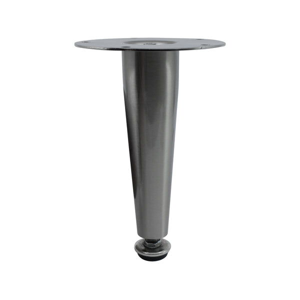 Adoored 150mm Brushed Nickel Tapered Metal Leg Furniture