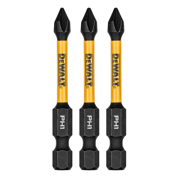 DeWALT 57mm PH1 FLEXTORQ Screwdriver Bit DWAF2PH1IR3 - 3 Pack