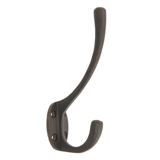 Zenith 135mm Matte Black Round Robe Hook