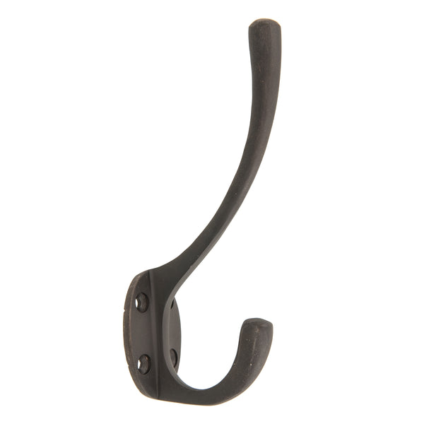 Zenith 135mm Matte Black Round Robe Hook