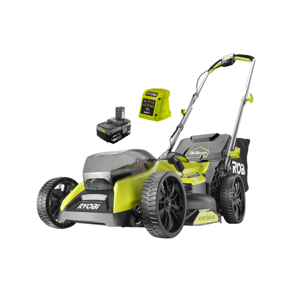 Ryobi 18V ONE+ 33cm Brushless Lawn Mower 4Ah Kit