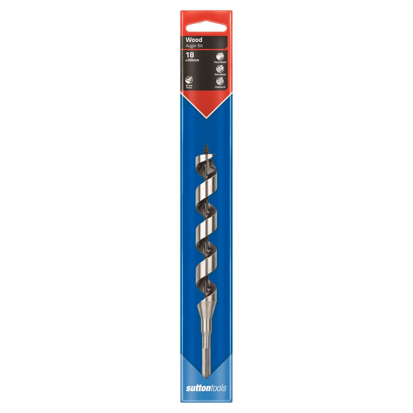 Sutton Tools 200 x 18mm Short Auger Bit